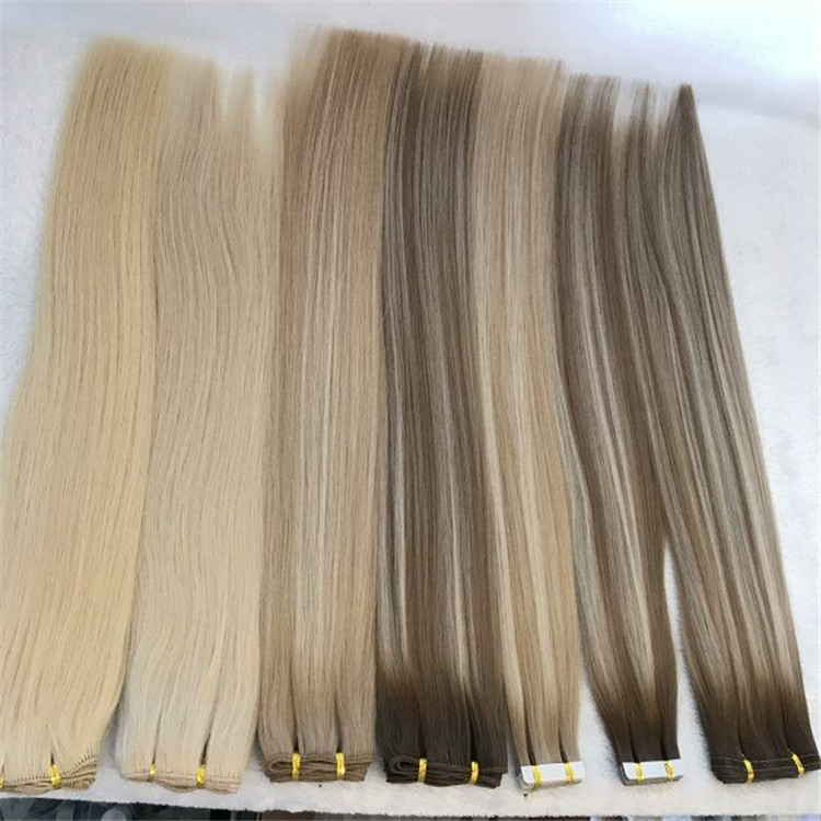 All the amazing balayage colors come from hand tied weft， tape ins and machine weft H77